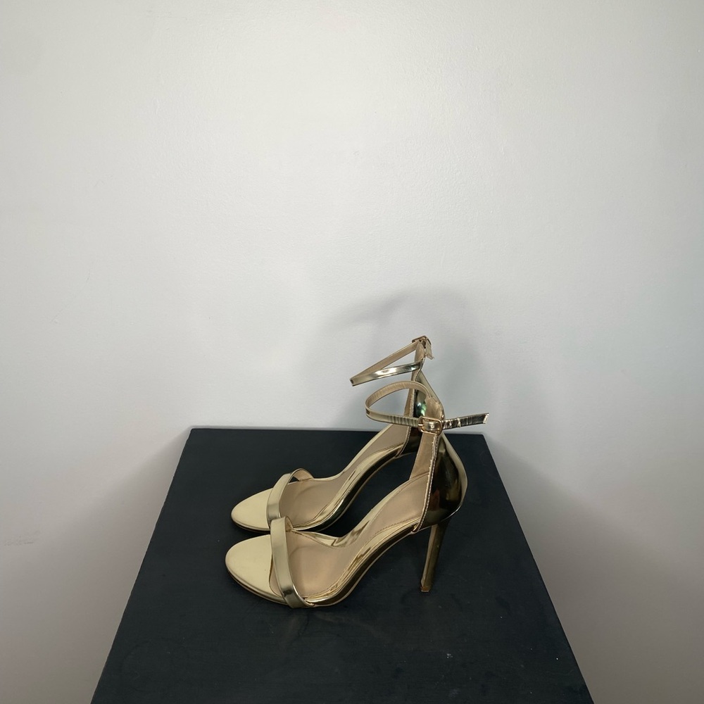 Missguided Gold Heels